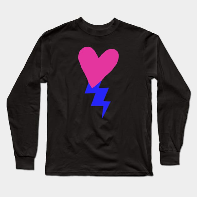 Heart of Thunder Long Sleeve T-Shirt by zakytuntun